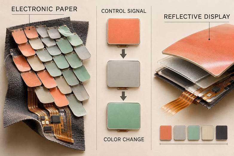 How Electronic Paper Changes the Appearance of Clothing