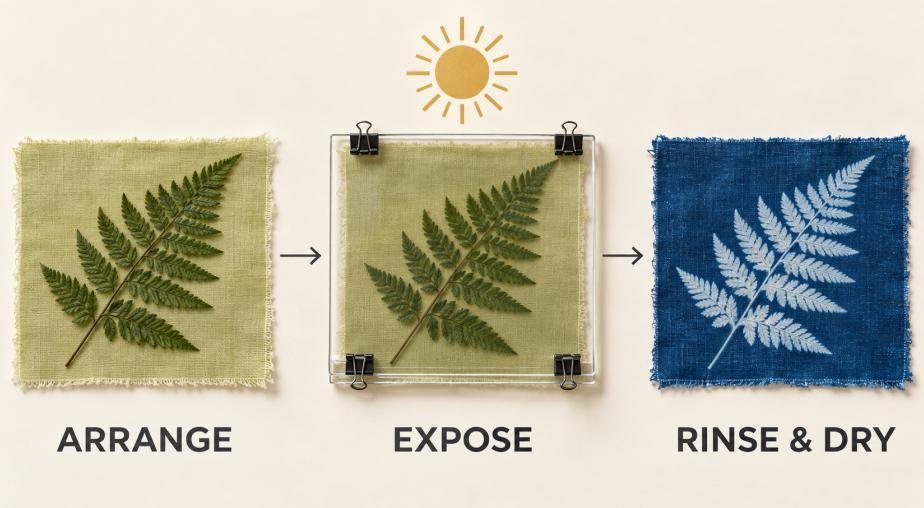 How Light Creates a Botanical Print